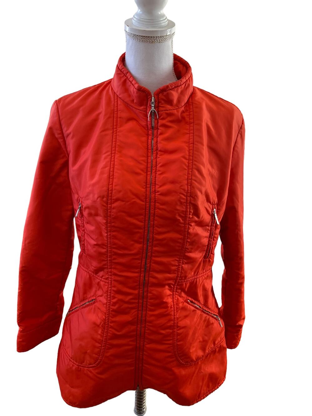 Vintage 70s HEAD Mid Length Ski Jacket Orange